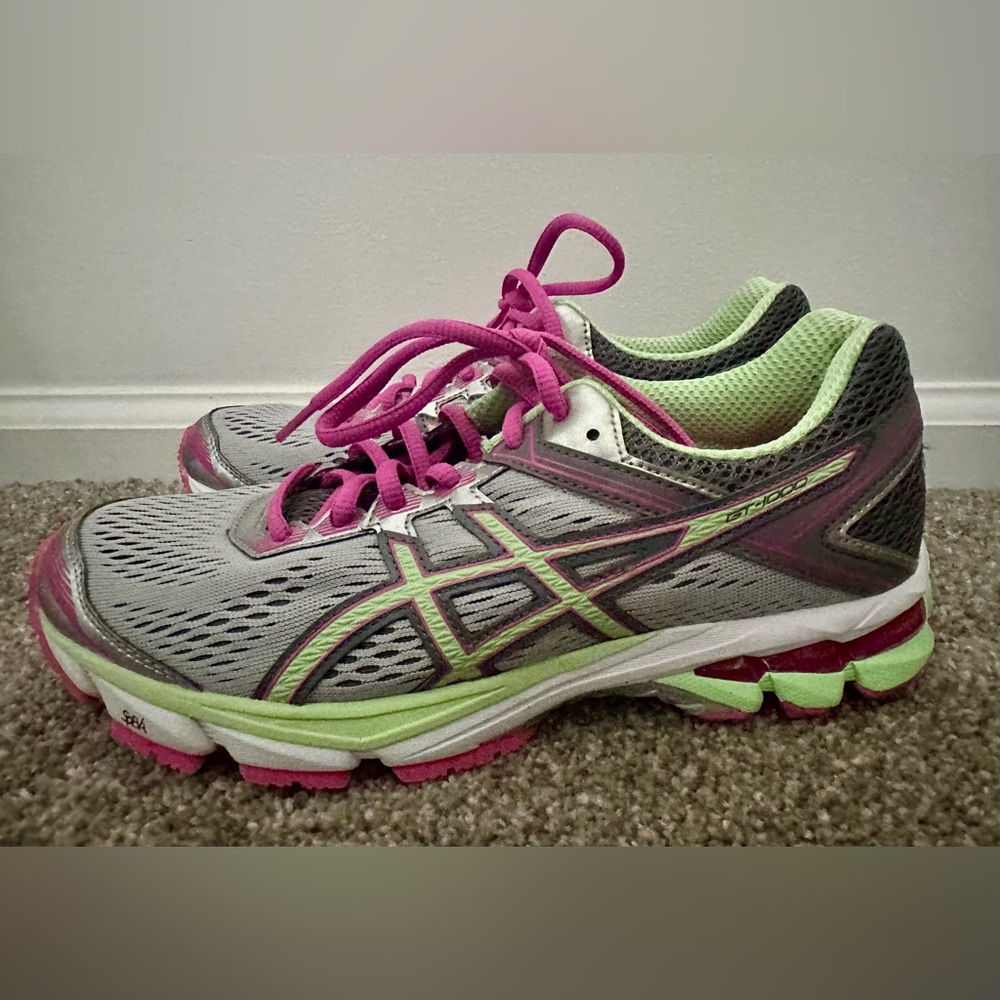 Asics Women's Running Shoes - Gray and Pink
